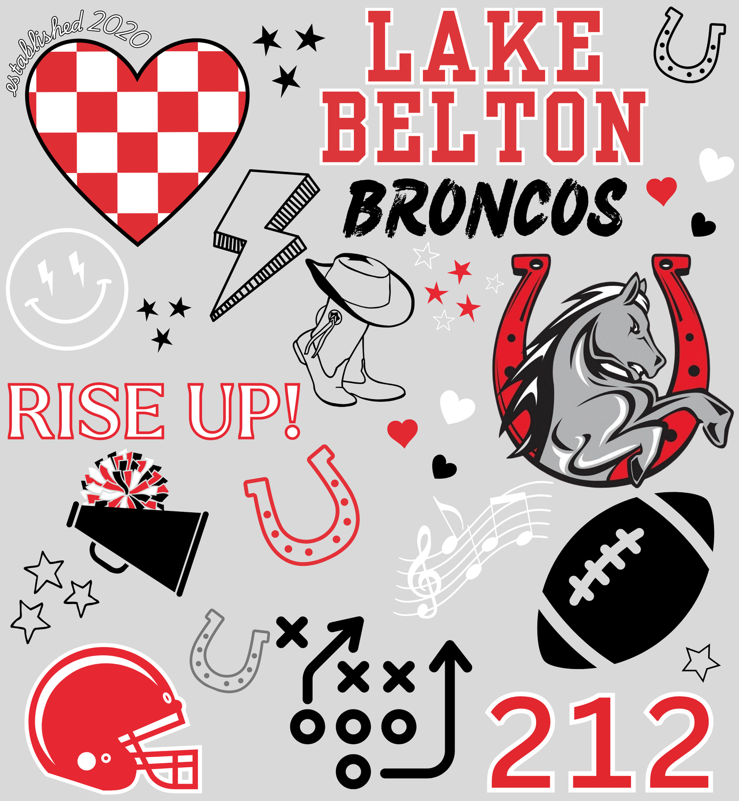 Friday Night Lights Collage Tee