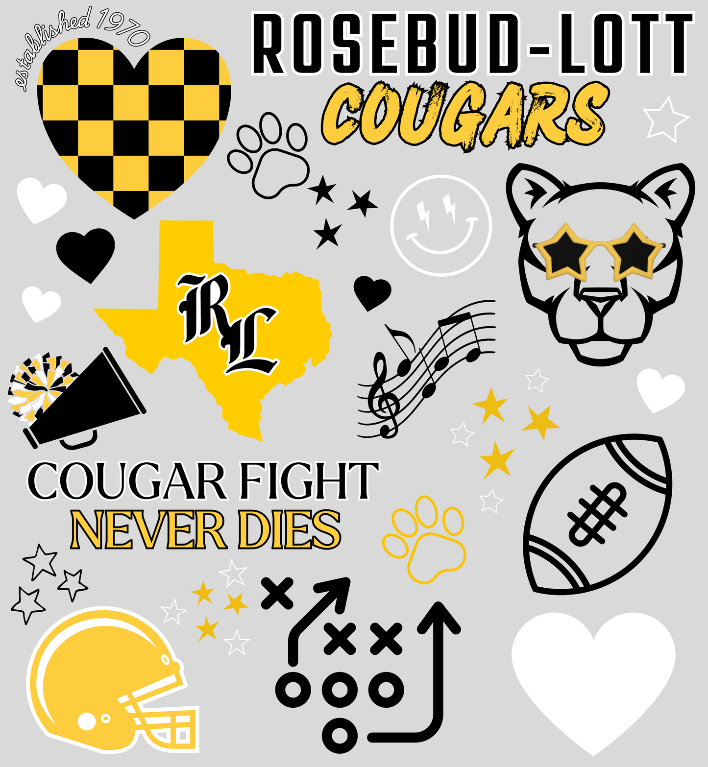 Friday Night Lights Collage Tee