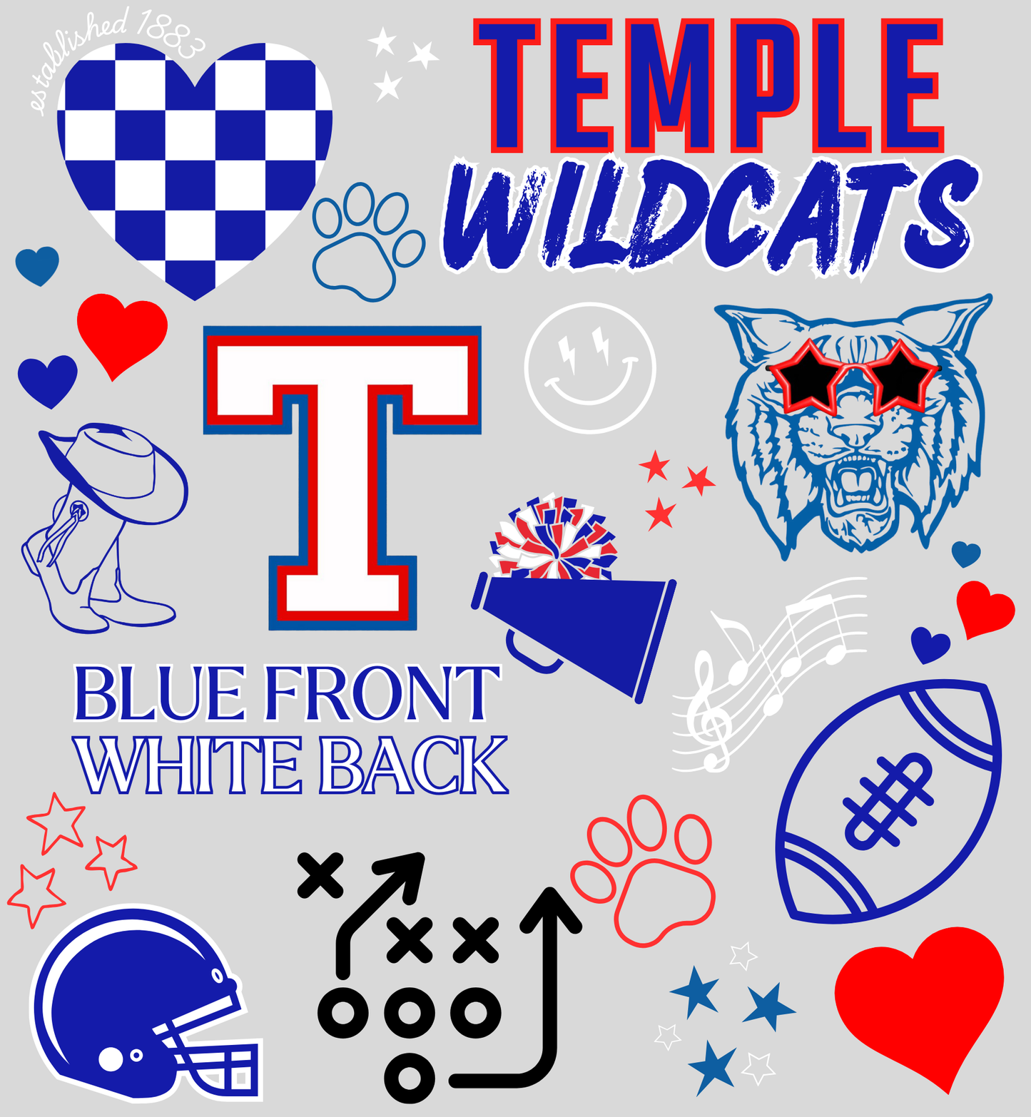 Friday Night Lights Collage Tee